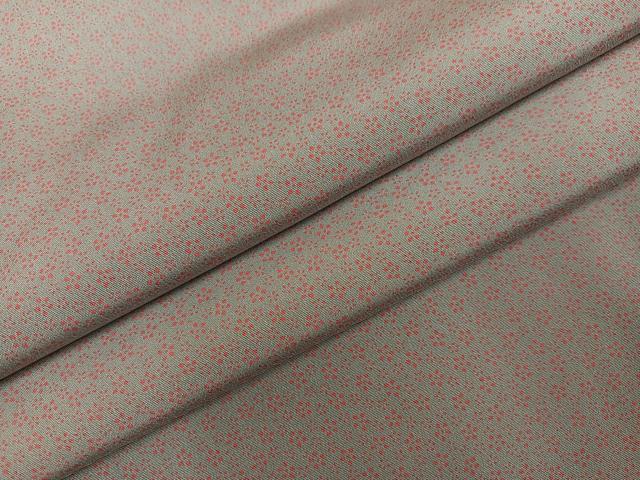 平和屋着物●江戸小紋　小花文　正絹　逸品　AABH6953ph