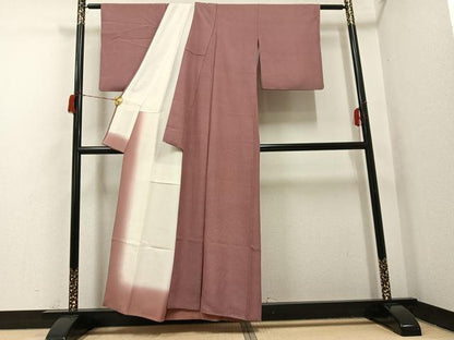 平和屋着物●江戸小紋　極小鮫小紋柄　正絹　逸品　AABH6955ph