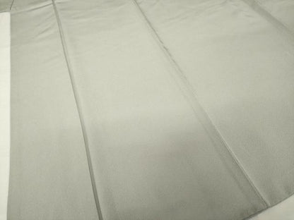 平和屋着物●上質な色無地　茶鼠色　正絹　逸品　AABH7003ck