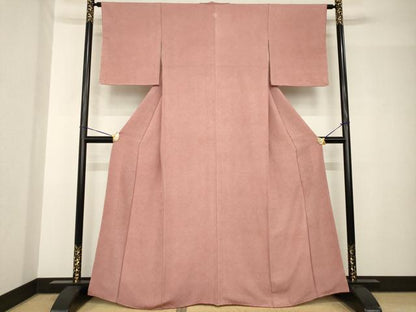 平和屋着物●伝統工芸士　関正三郎　江戸小紋　極小鮫小紋柄　正絹　逸品　未使用　AABH7004ck