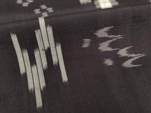 平和屋着物●本場琉球絣　紬　飛鳥文　正絹　逸品　AABH7005ck