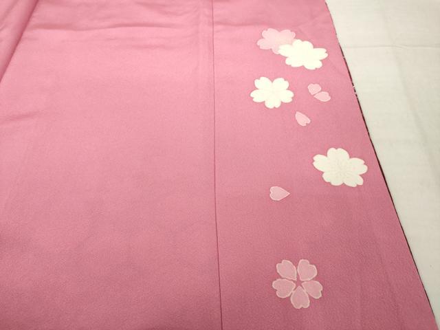 平和屋着物●豪華振袖　駒刺繍　花毬文　暈し染め　金通し地　ロング丈　正絹　逸品　AABH7007ck