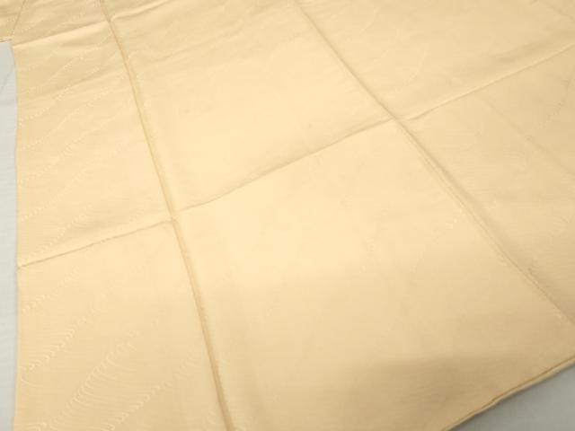 平和屋着物●上質な色無地　立波地紋　伽羅色　西武百貨店扱い　正絹　逸品　AABH7016ck
