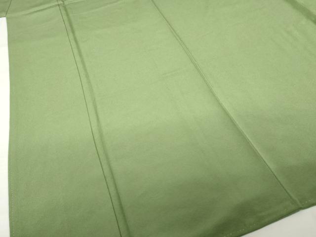 平和屋着物●上質な色無地　岩井茶色　正絹　逸品　AABH7026ck