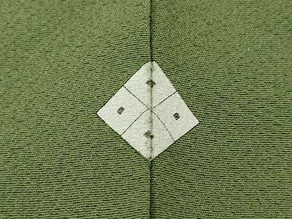平和屋着物●上質な色無地　岩井茶色　正絹　逸品　AABH7026ck