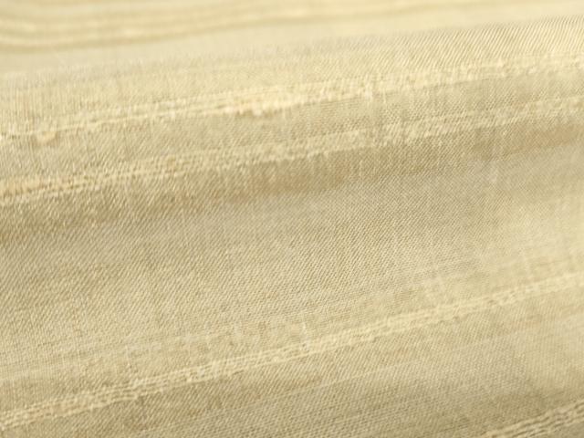 平和屋着物●インド・アッサム　野蚕糸　手織　ムガシルク　紬　横段文　正絹　逸品　AABH7032ck