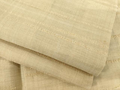 平和屋着物●インド・アッサム　野蚕糸　手織　ムガシルク　紬　横段文　正絹　逸品　AABH7032ck