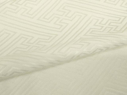 平和屋着物●長襦袢　無双仕立て　紗綾形地紋　白色　正絹　逸品　AABH7046ck