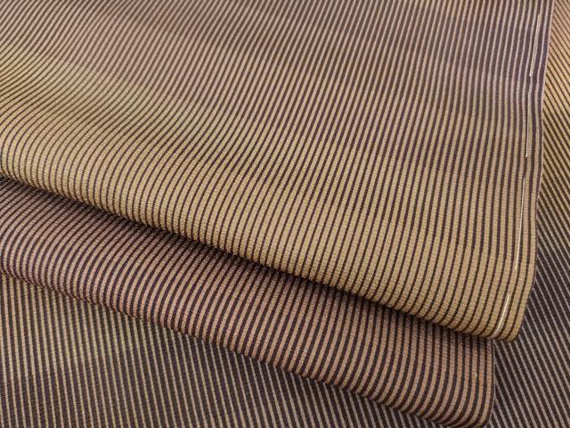 平和屋着物●上質な小紋　横段文　健勝苑扱い　正絹　逸品　AABH7049ck