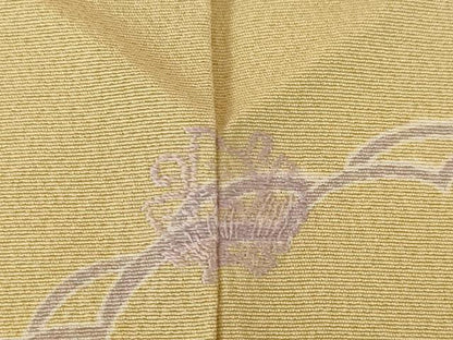平和屋着物●訪問着　友禅　駒刺繍　松竹梅風景花文　金彩　正絹　逸品　AABH7061ck