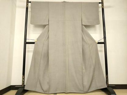 平和屋着物●江戸小紋　鮫小紋柄　正絹　逸品　AABH7065ck