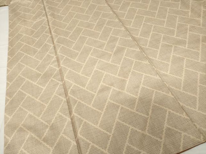 平和屋着物●東郷織物謹製　本場大島紬　160亀甲　檜垣文　正絹　逸品　AABH7071ck