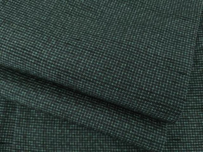 平和屋着物●男性　紬　アンサンブル　幾何学文様　正絹　逸品　AABH7085ck