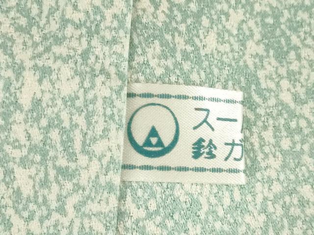 平和屋着物●京友禅　柘植秀男　小紋　草花文　鈴乃屋扱い　正絹　逸品　AABH7090ck
