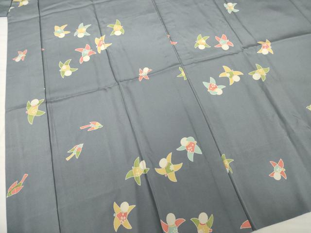 平和屋着物○長襦袢 無双仕立て 友禅 人形 正絹 逸品 AABH7101ck