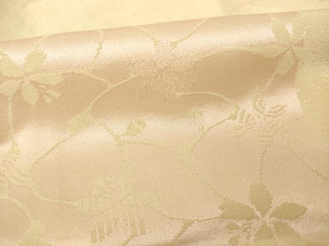 平和屋着物○長襦袢 無双仕立て 市松花蔦草文 やまと誂製 半