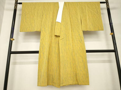 平和屋着物●長襦袢　無双仕立て　杢目絞り文様　正絹　逸品　AABH7106ck