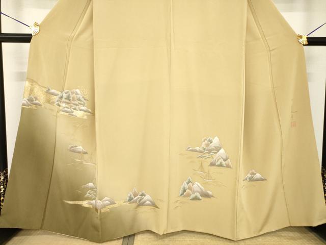 平和屋着物●夢一光　村上一光　　色留袖　作家物　風景文　暈し染め　正絹　逸品　AABH7108ck