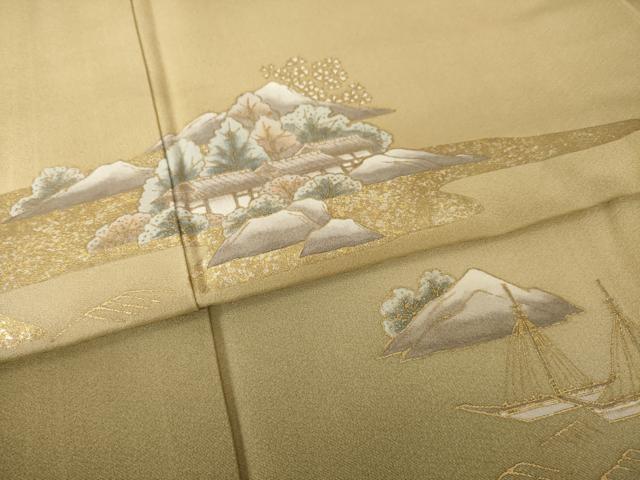 平和屋着物●夢一光　村上一光　　色留袖　作家物　風景文　暈し染め　正絹　逸品　AABH7108ck