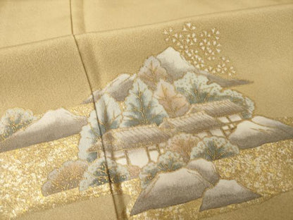 平和屋着物●夢一光　村上一光　　色留袖　作家物　風景文　暈し染め　正絹　逸品　AABH7108ck