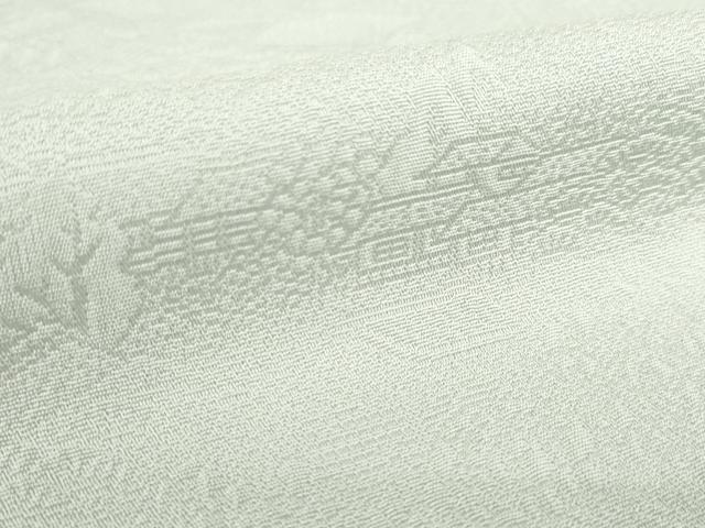 平和屋着物●上質な色無地　風景地紋　蕎麦切色　正絹　逸品　未使用　AABH7118ck