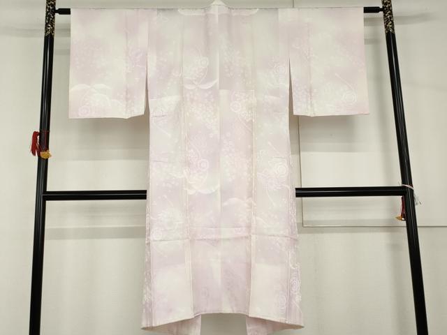 平和屋着物●長襦袢　無双仕立て　花鼓地紋　暈し染め　正絹　逸品　AABH7123cs 平和屋着物○長襦袢 無双仕立て 花鼓地紋 暈し染め 正絹 逸品 AABH7123cs