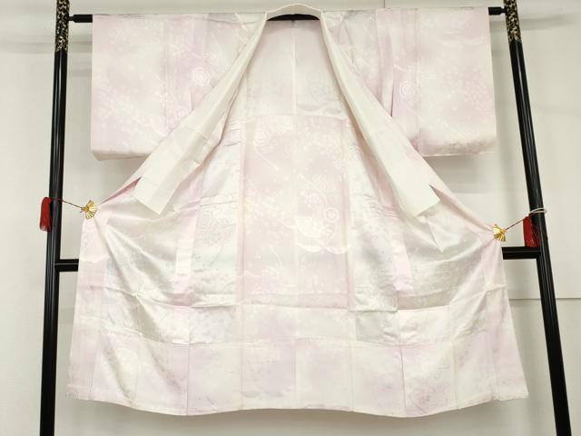 平和屋着物●長襦袢　無双仕立て　花鼓地紋　暈し染め　正絹　逸品　AABH7123cs 平和屋着物○長襦袢 無双仕立て 花鼓地紋 暈し染め 正絹 逸品 AABH7123cs