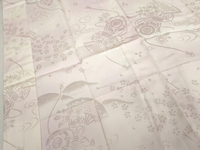 平和屋着物●長襦袢　無双仕立て　花鼓地紋　暈し染め　正絹　逸品　AABH7123cs 平和屋着物○長襦袢 無双仕立て 花鼓地紋 暈し染め 正絹 逸品 AABH7123cs