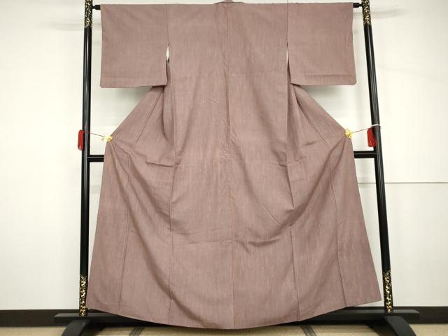 平和屋着物●上質な紬　杢目絞り　正絹　逸品　AABH7150cs 平和屋着物○上質な紬 杢目絞り 正絹 逸品 AABH7150cs
