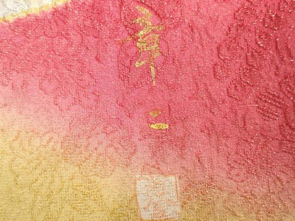 平和屋着物●豪華振袖　作家物　辻が花　暈し染め　金彩　金通し地　正絹　逸品　AABH7158cs