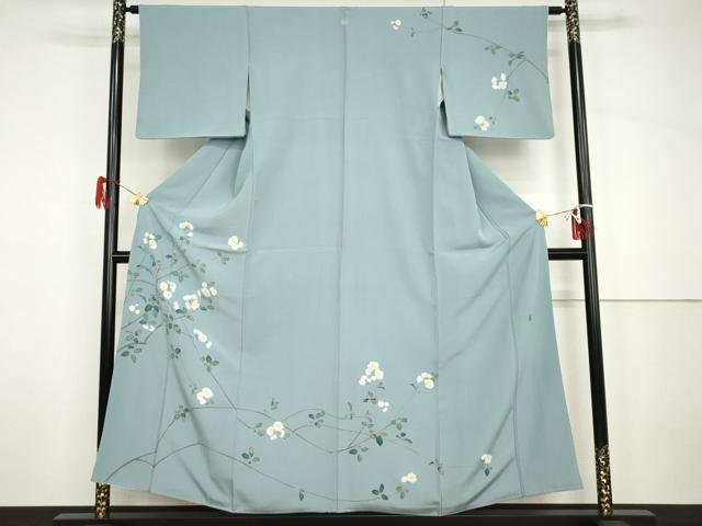 平和屋着物○京加賀糸目友禅作家 山崎巌 訪問着 枝花文