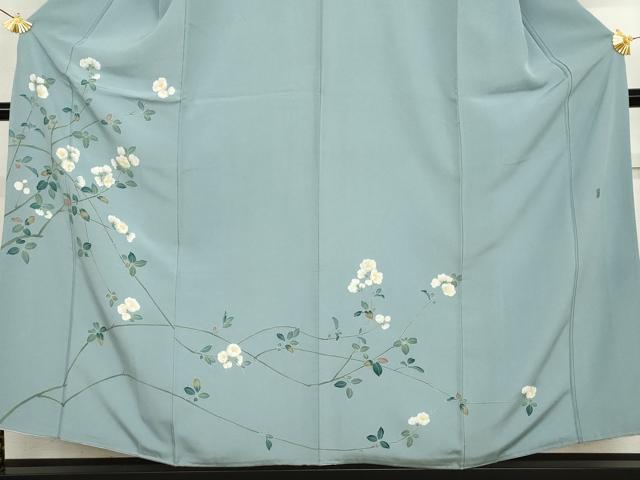 平和屋着物●京加賀糸目友禅作家　山崎巌　訪問着　枝花文　正絹　逸品　AABH7164cs 楽天市場】平和屋着物○京加賀糸目友禅作家 山崎巌 訪問着 枝花文 正絹