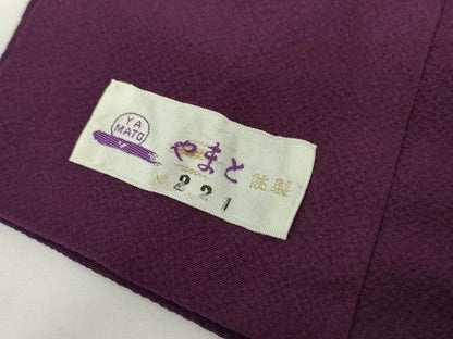 平和屋着物●訪問着　寿光織　舞花文　金糸　金彩　やまと誂製　正絹　逸品　AABH7192cs