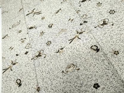 平和屋着物●訪問着　鳳凰吉祥宝尽くし　たたき染め　金彩　正絹　逸品　AABH7196cs