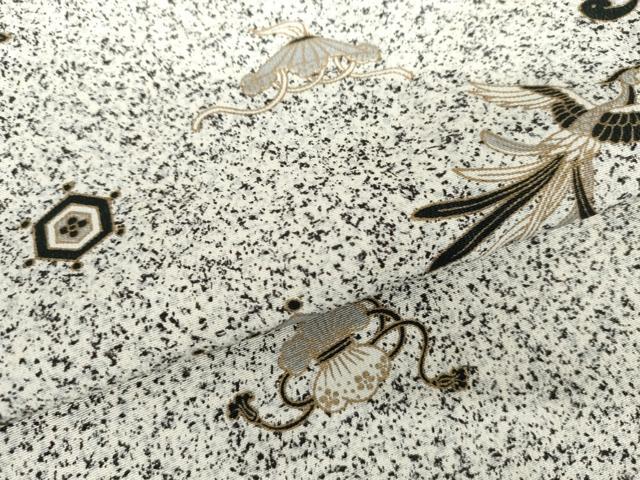 平和屋着物●訪問着　鳳凰吉祥宝尽くし　たたき染め　金彩　正絹　逸品　AABH7196cs 平和屋着物○訪問着 鳳凰吉祥宝尽くし たたき染め 金彩 正絹 逸品