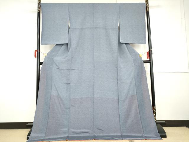 平和屋着物●江戸小紋　鮫小紋柄　ロング丈　正絹　逸品　AABH7197cs
