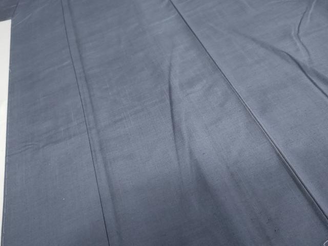 平和屋着物●結城紬　色無地　紅掛空色　証紙付き　正絹　逸品　未使用　AABH7206cs