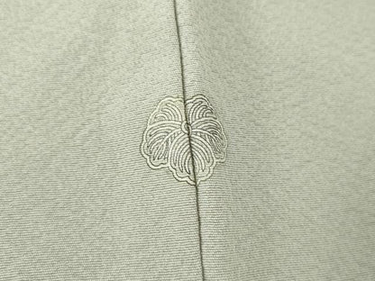 平和屋着物●総刺繍　訪問着　花楽器文　金糸　正絹　逸品　AABH7210cs