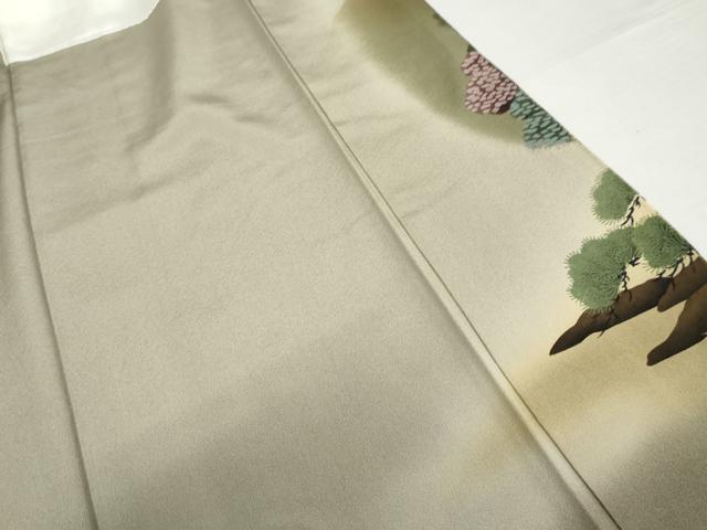 平和屋着物●豪華色留袖　作家物　泰常　樹林風景文　暈し染め　金彩　正絹　逸品　AABH7213cs