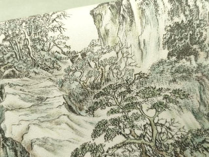 平和屋着物●琉染の創設者　山岡古都　水墨書　暈し染め　正絹　逸品　AABH7216cs