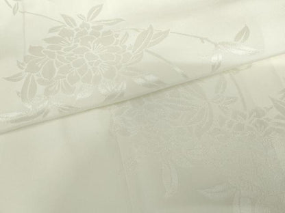 平和屋着物●長襦袢　袷　枝花地紋　暈し染め　正絹　逸品　AABH7217cs