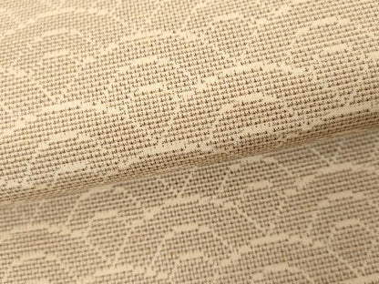 平和屋着物●紬　訪問着　青海波　正絹　逸品　AABH7226cs