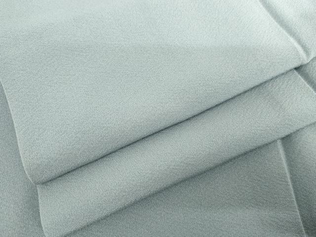 平和屋着物●上質な色無地　秘色色　正絹　逸品　AABH7228cs