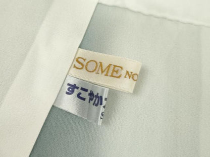 平和屋着物●上質な小紋　絞り　草花丸文　金彩　正絹　逸品　AABH7231cs