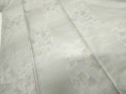 平和屋着物●本場大島紬　一元7マルキ　総絣　散らし文様　正絹　逸品　AABH7234cs
