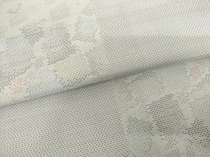 平和屋着物●本場大島紬　一元7マルキ　総絣　散らし文様　正絹　逸品　AABH7234cs