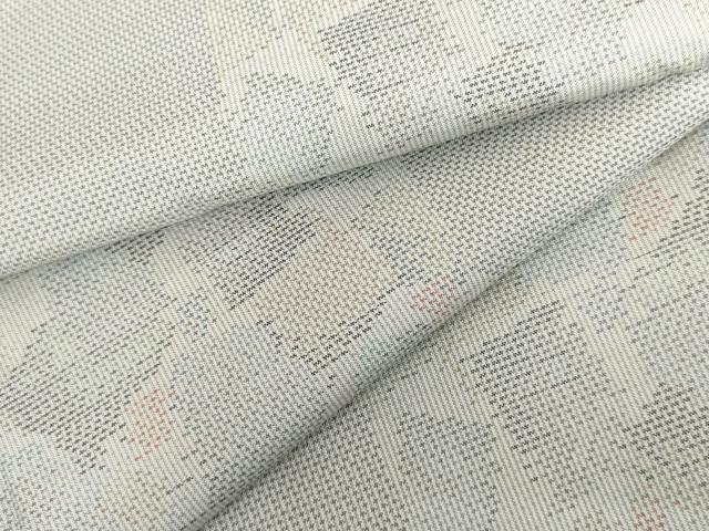 平和屋着物●本場大島紬　一元7マルキ　総絣　散らし文様　正絹　逸品　AABH7234cs