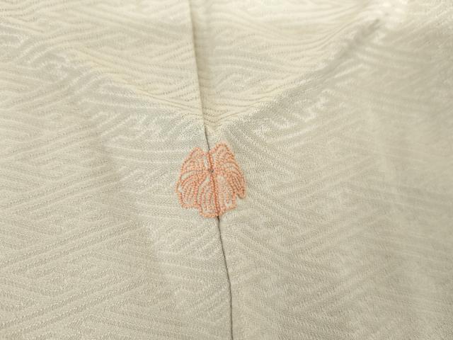 平和屋着物●訪問着　絞り　刺繍　雲取り芝花文　金彩　正絹　逸品　AABH7236cs