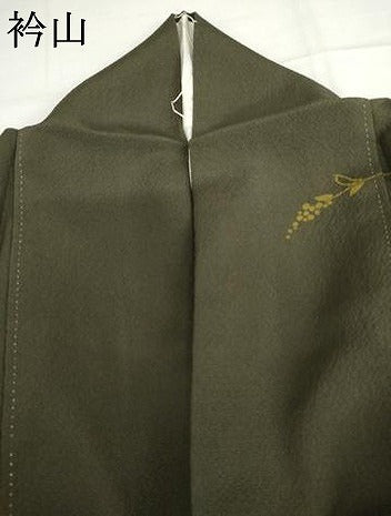 平和屋着物●訪問着　枝垂れ花文　正絹　逸品　AABH7256cs