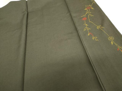 平和屋着物●訪問着　枝垂れ花文　正絹　逸品　AABH7256cs